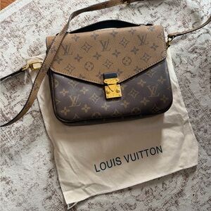 L V  in-spired Brown Monogram Women's pochette